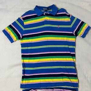 Vintage Blue and yellow Polo Ralph Lauren polo shirt #preppy‎
